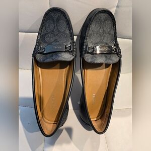 Coach Loafers with Silver Accents